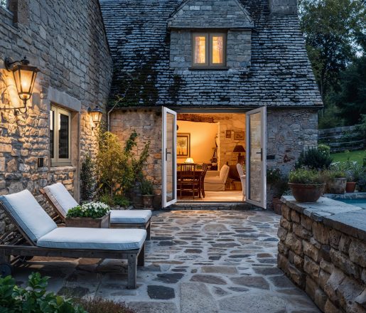 OMNIA Rear Heritage House Doors Open